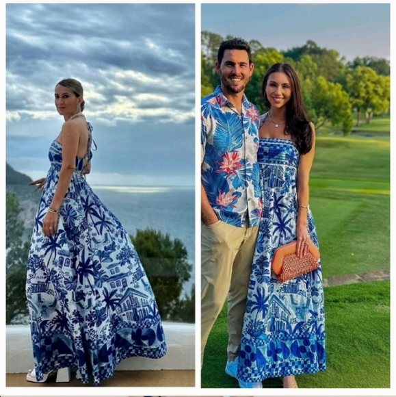 Farm Rio Tie Back Maxidress - Picture 2 of 6